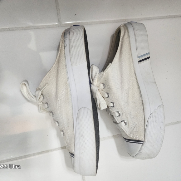 Keds White Canvas Slip-ons size 8.5 - Picture 5 of 12